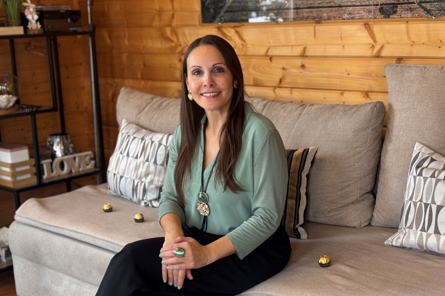 ich-ausbildung Anna beim Entspannen